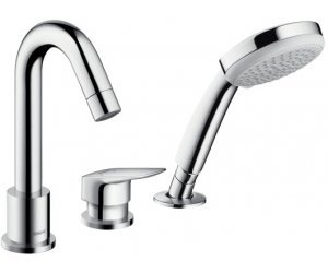 Смеситель на борт ванны Hansgrohe Logis 71313000 на 3 отверстия