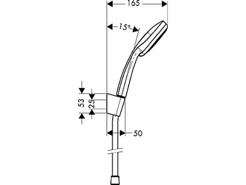 Купить Душевой гарнитур Hansgrohe Croma 100 Vario/PorterS 27594000