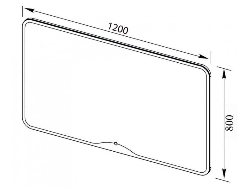 Купить Зеркало Aquanet Турин LED 80 00178677