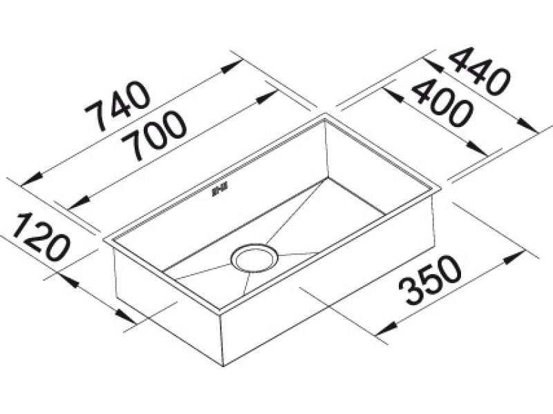 Купить Мойка Blanco Zerox 700-U 517249