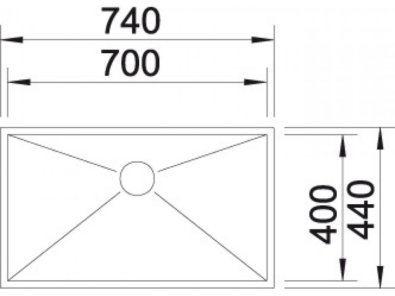 Купить Мойка Blanco Zerox 700-U 517249