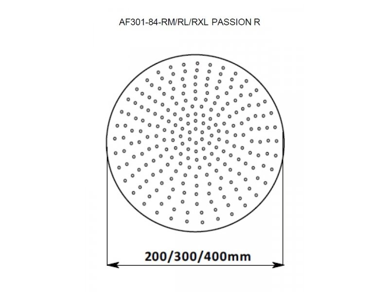 Купить Верхний душ Aquanet Passion AF301-84-RM, 20 х 20 см, 1 режим струи, без держателя, хром (242978)