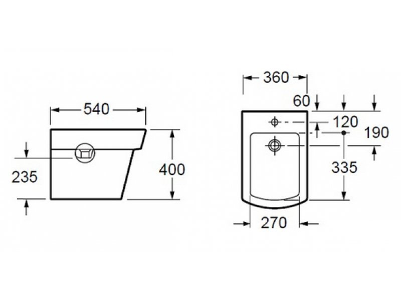 Купить Биде BelBagno Mattino BB1060B, напольное