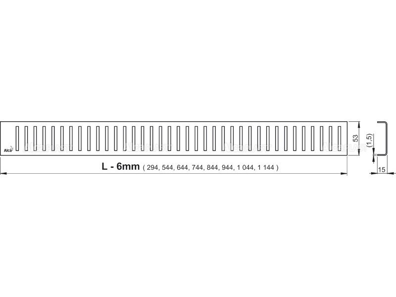 Купить Душевой лоток AlcaPlast APZ1001S-650