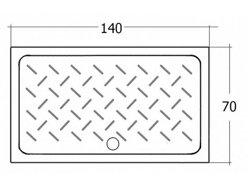 Купить Душевой поддон RGW CR-147 19170374-01 70 x 140 см, керамика, прямоугольный