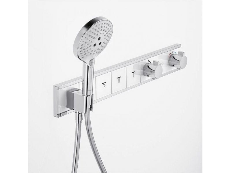 Купить Смеситель Hansgrohe RainSelect для душа, термостатический, белый/хром, 15357400