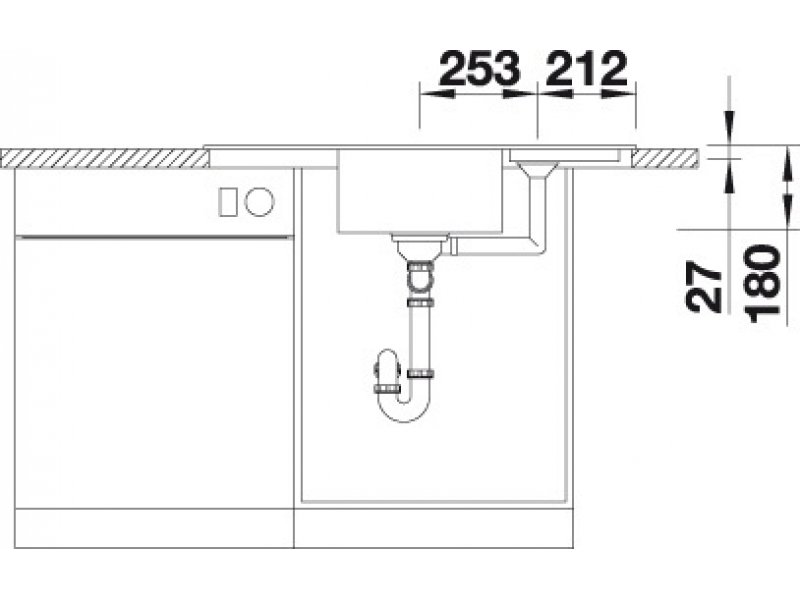 Купить Мойка Blanco Zia 9E 514760 шампань, 93 x 51 см