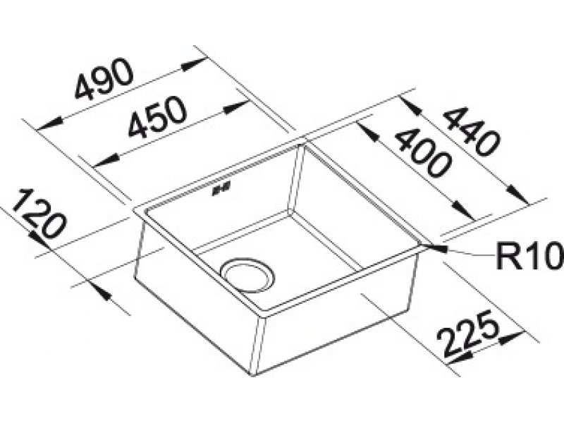 Купить Мойка Blanco Claron 450-U 517215