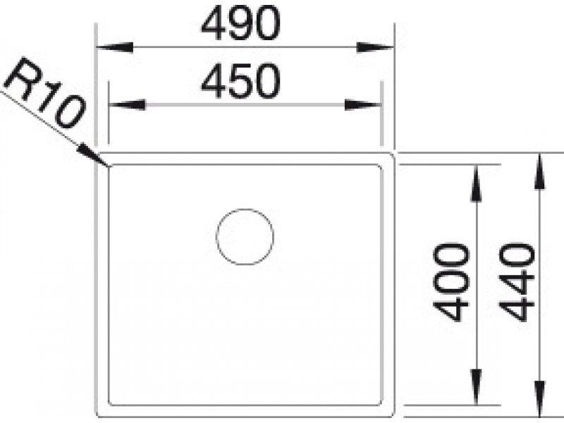 Купить Мойка Blanco Claron 450-U 517215