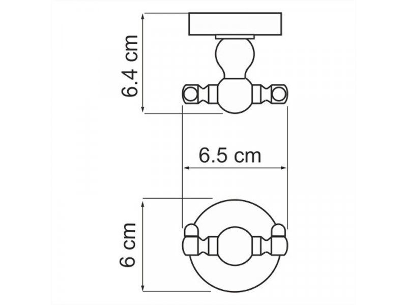 Купить Крючок двойной WasserKRAFT K-7723D