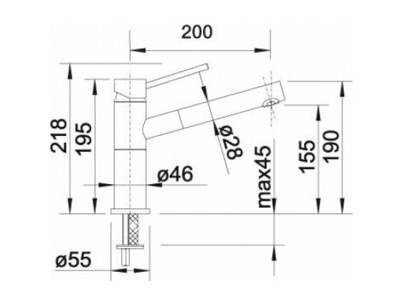 Купить Смеситель Blanco Alta Compact 515120 хром