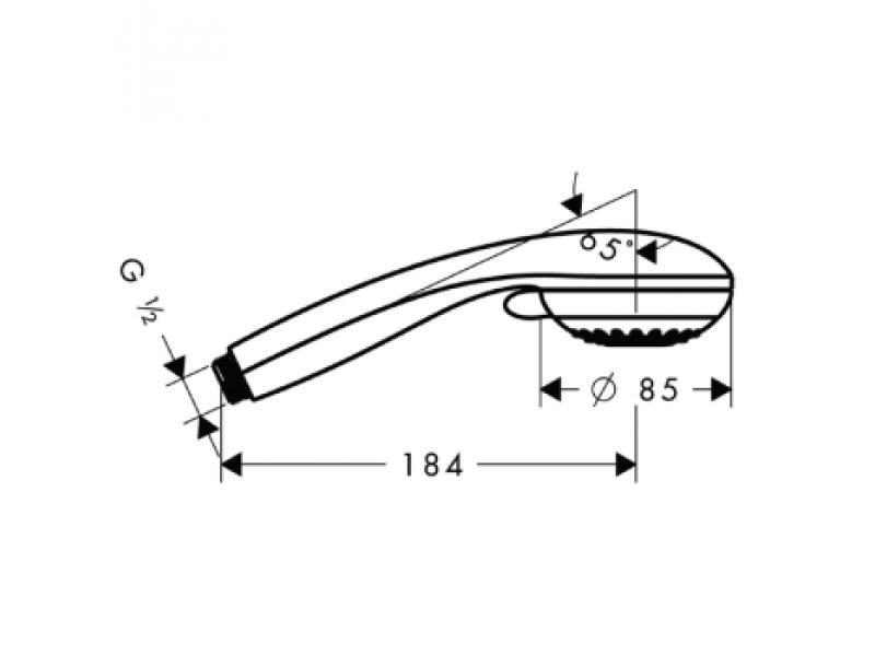 Купить Ручной душ Hansgrohe Crometta 85 Multi 28563