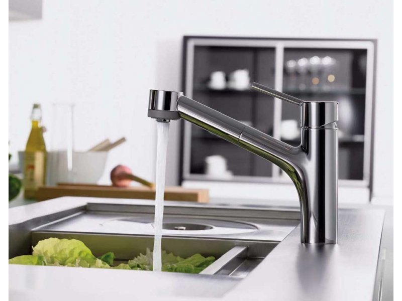 Купить Смеситель Hansgrohe Talis S 32841000 для кухни с выдвижной лейкой