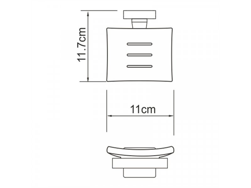 Купить Мыльница с держателем WasserKRAFT K-3929