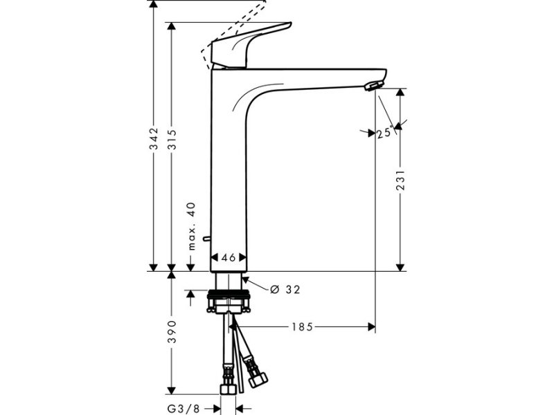 Купить Смеситель Hansgrohe Focus 31531000 для раковины