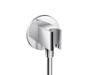 Шланговое подсоединение с держателем Hansgrohe FixFit S, хром, 26487000