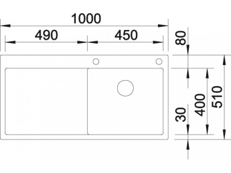 Купить Мойка Blanco Claron 5 S-IF/A 514000 (513999), правая/левая