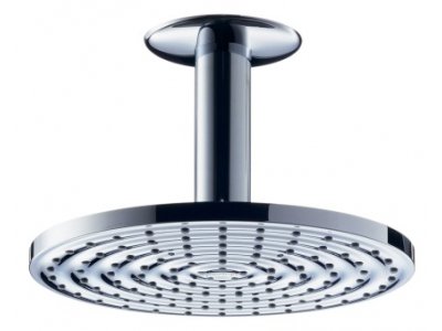 Верхний душ Hansgrohe Raindance Air 27472000, 18х18 см, 1 режим струи, с держателем