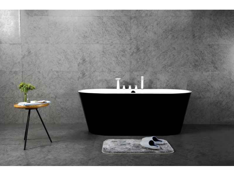 Купить Ванна акриловая BelBagno BB200-1700-800-NERO, 170 х 80 см, цвет черный