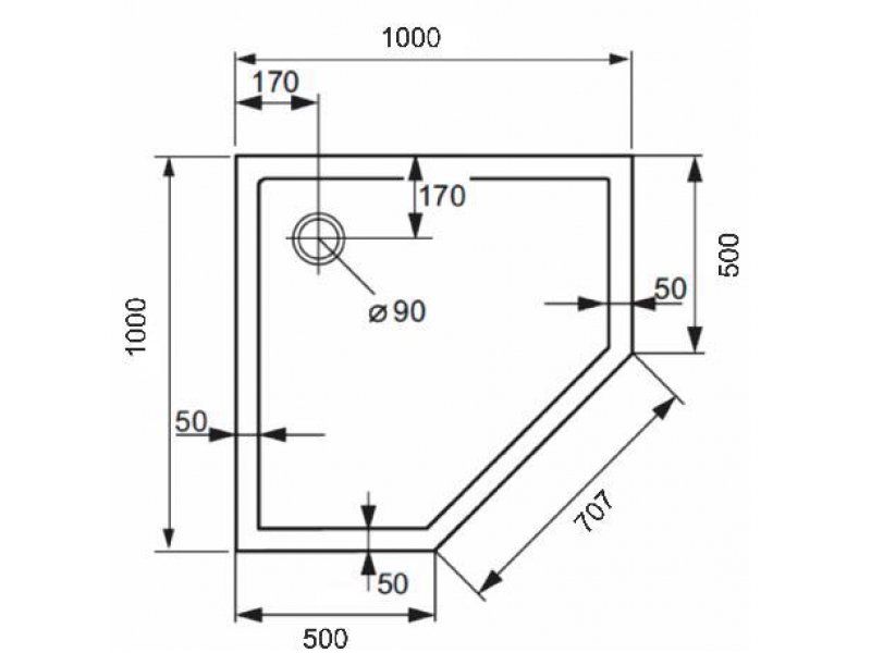 Купить Душевой поддон Huppe PURANO 100 x 100 x h4 см, 210602.055, из искусственного камня