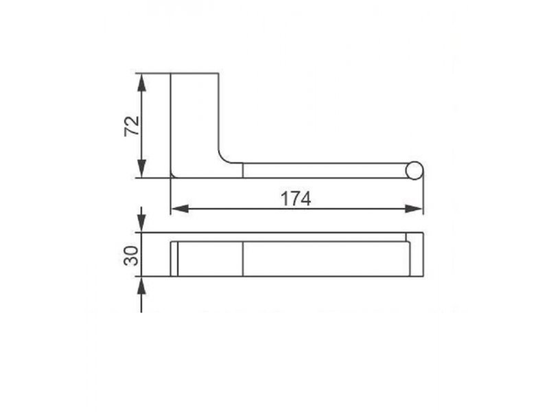 Купить Держатель туалетной бумаги Aquanet 5786, хром (187077)