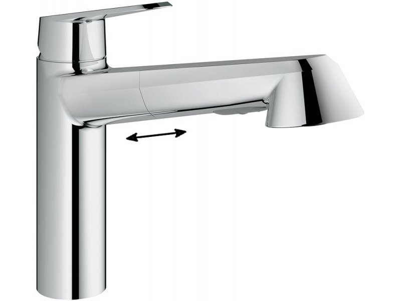 Купить Смеситель Grohe Eurodisc Cosmopolitan 32257002 для кухни