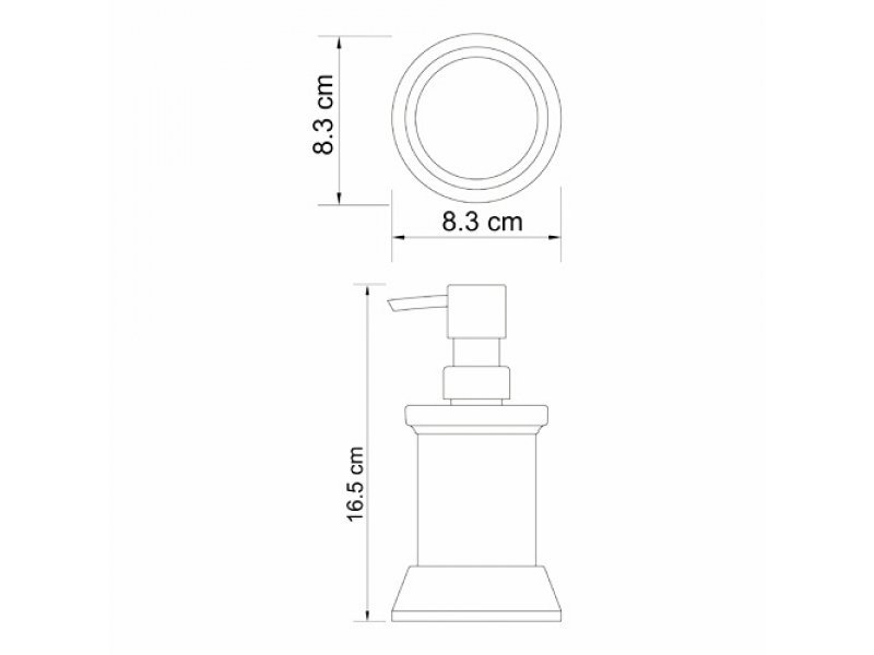 Купить Дозатор для жидкого мыла WasserKRAFT 2399