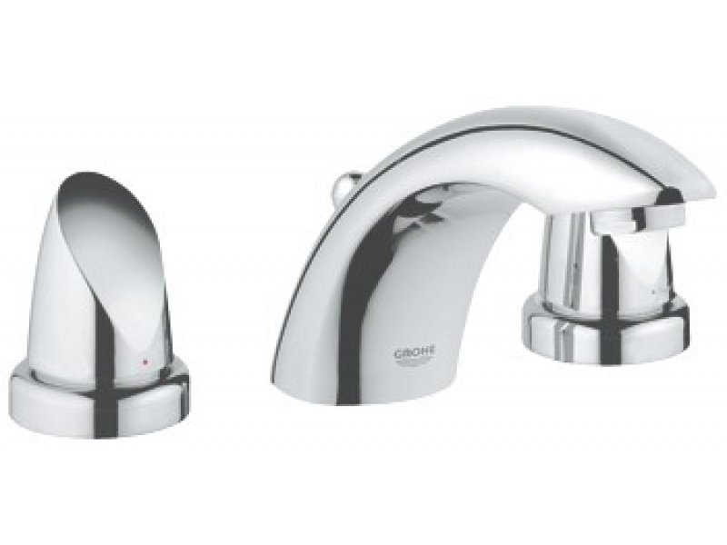 Купить Смеситель Grohe Aria 20147 000 для раковины на три отверстия, керамические вентили