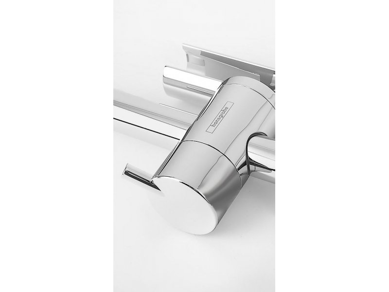 Купить Душевой гарнитур Hansgrohe Raindance Select S 150 3iet с мыльницей 27803400, штанга 90 см, белый/хром