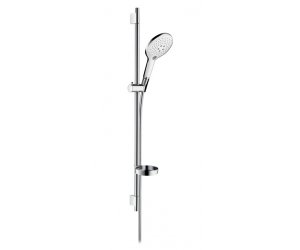 Душевой гарнитур Hansgrohe Raindance Select S 150 3iet с мыльницей 27803400, штанга 90 см, белый/хром