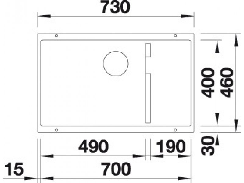 Купить Мойка для кухни Blanco Subline 700-U Level 523539, темная скала