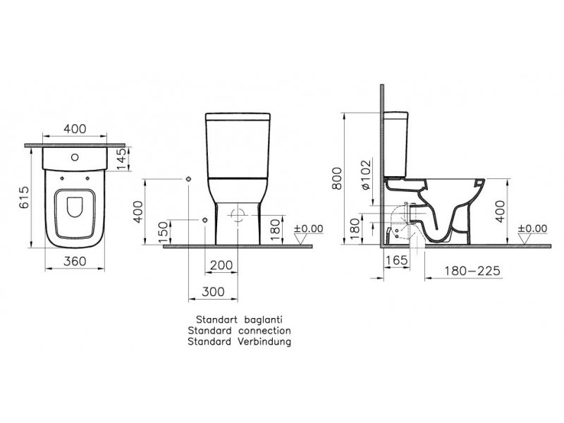 Купить Напольный унитаз Vitra S20 5512B003-7200