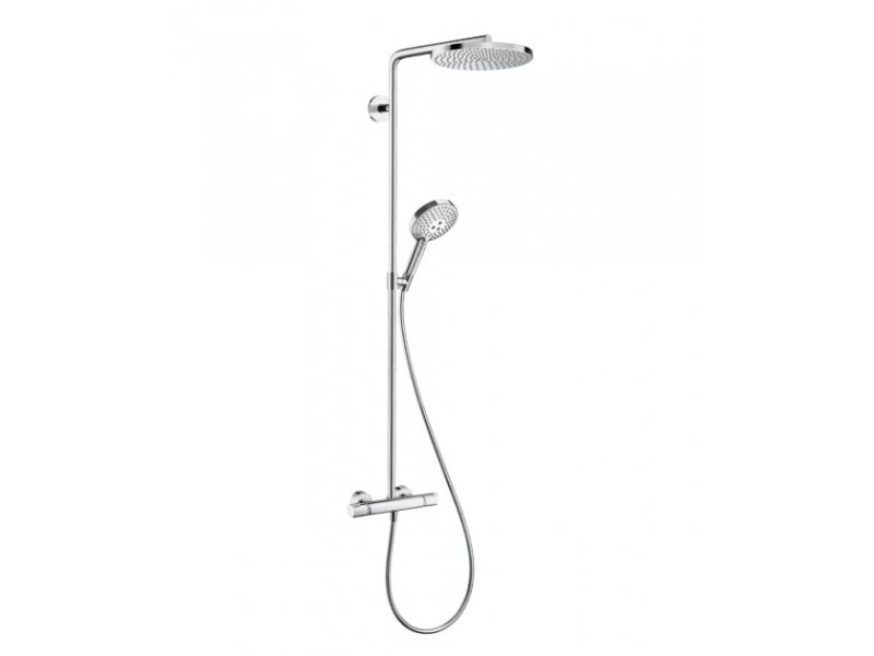 Купить Душевая система Hansgrohe Raindance Select S Showerpipe 240 1jet PowderRain 27633000, хром