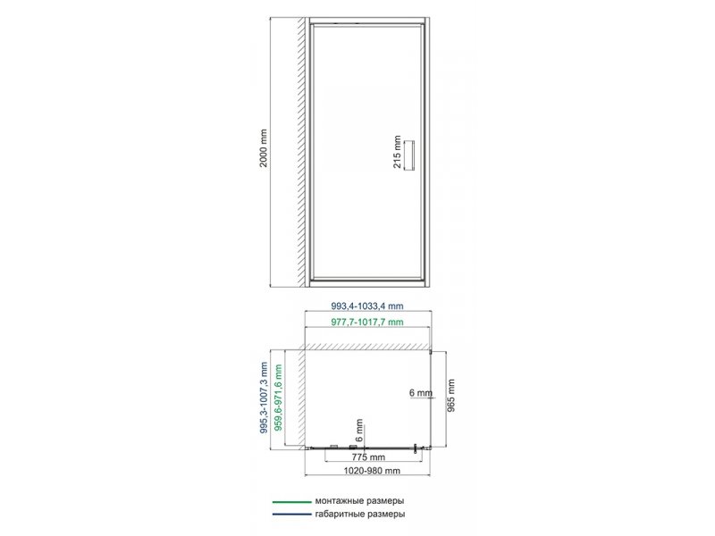 Купить Душевой уголок WasserKRAFT 27I19, квадратный, 100 см