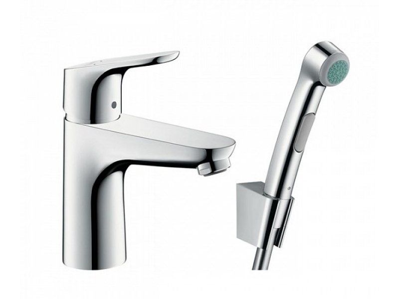 Купить Смеситель Hansgrohe Focus 31927000 для раковины с гигиеническим душем