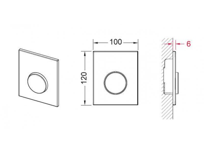 Купить Панель TECE Loop Urinal 9 242 640, белая, антибактериальная