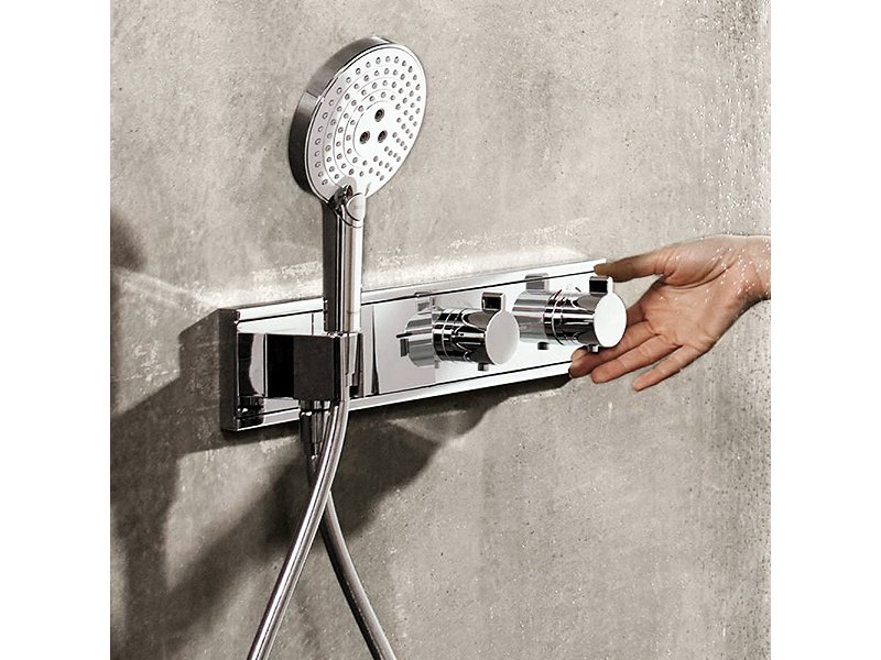 Купить Смеситель Hansgrohe RainSelect для душа, термостатический, хром, 15355000