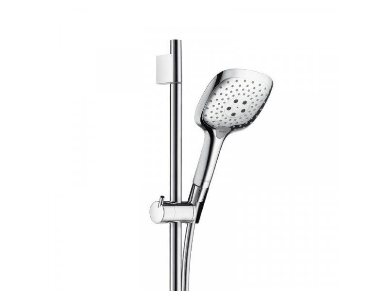 Купить Душевой гарнитур Hansgrohe Raindance Select 150 3jet 27856000, хром, 150 мм