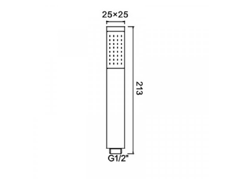 Купить Душевая лейка RGW Shower Panels SP-102, 21140602-01, хром