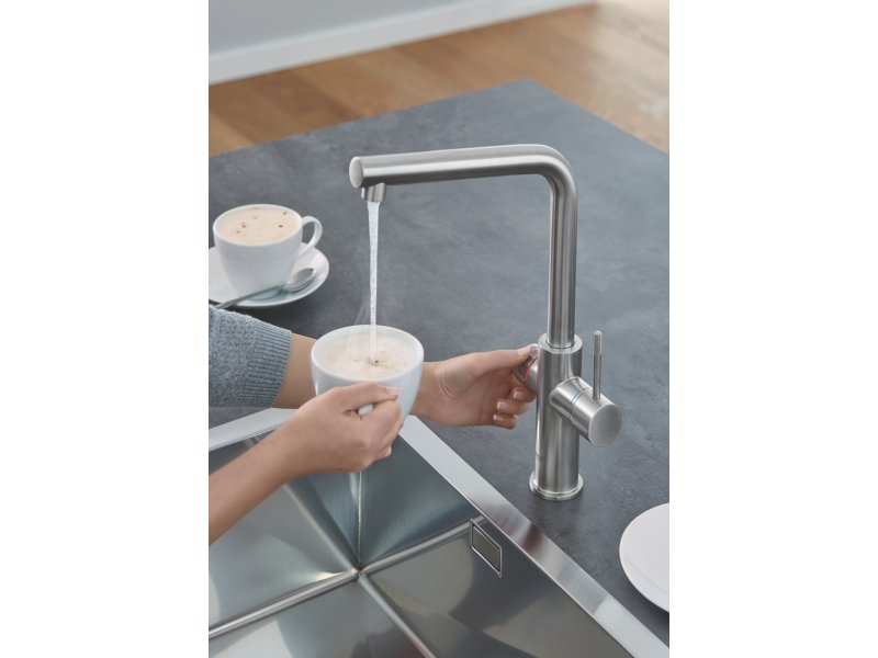 Купить Смеситель Grohe Red II Duo 30325DC1 для кухонной мойки, с водонагревателем