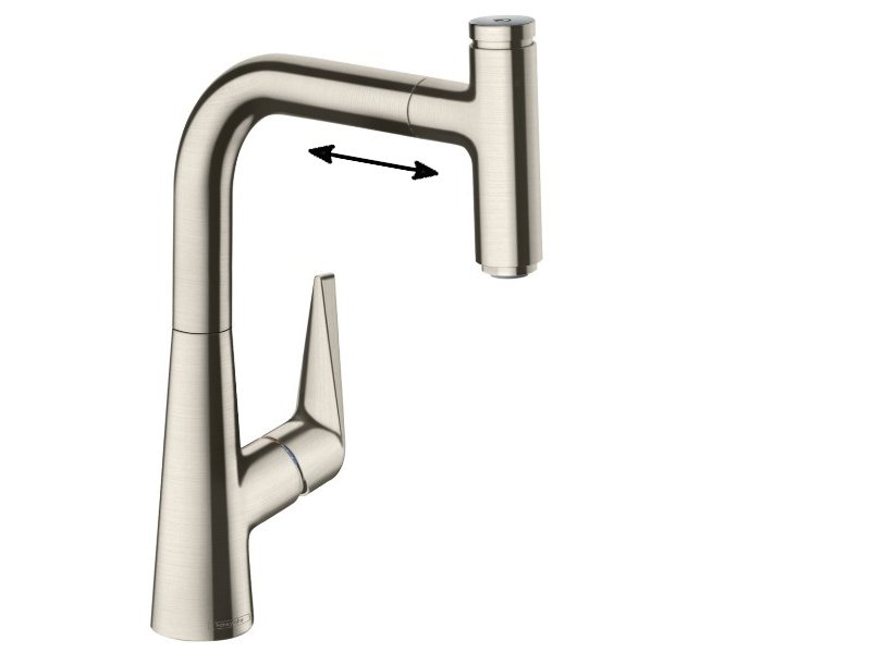 Купить Смеситель Hansgrohe Talis Select S 220 72822800 для кухонной мойки, сталь