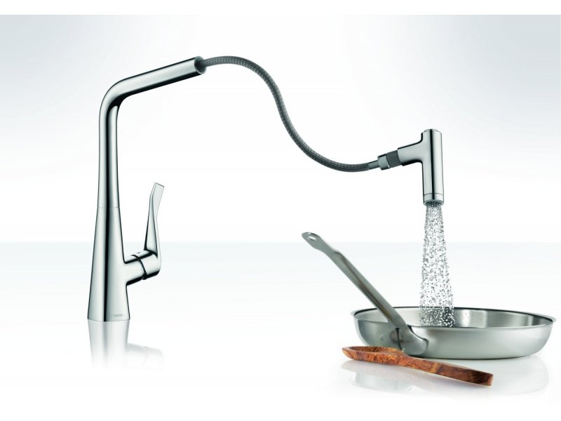 Купить Смеситель Hansgrohe Talis Select S 220 72822800 для кухонной мойки, сталь