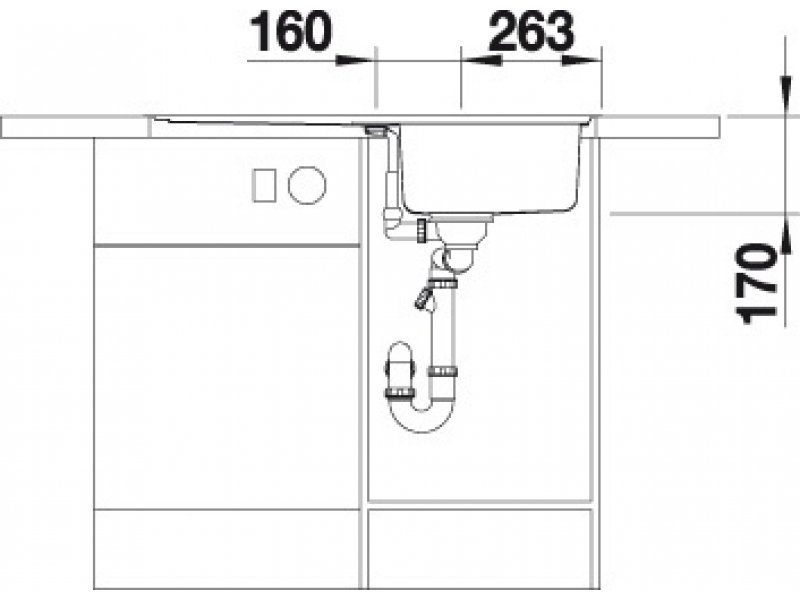 Купить Мойка Blanco Classic PRO 45S-IF 516842