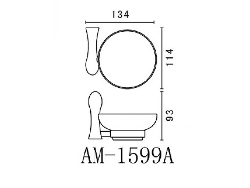 Купить Мыльница Art&Max Elegant AM-E-1599A