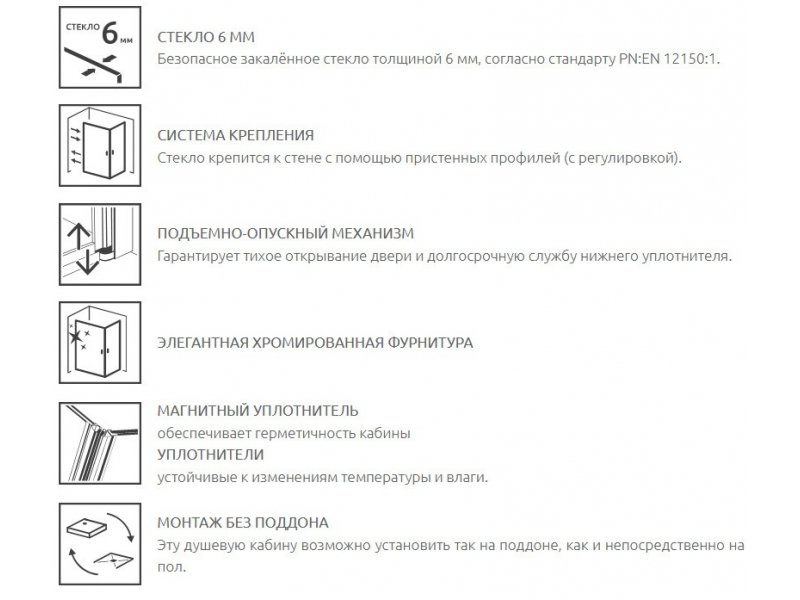 Купить Душевой уголок Radaway Almatea P, 100 х 90 х 195 см, стекло прозрачное, профиль хром, 30722-01-01N