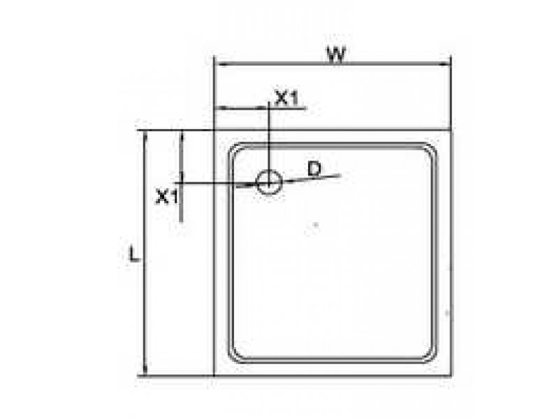 Купить Поддон душевой Cezares-SMC TRAY-M-A-100-35-W