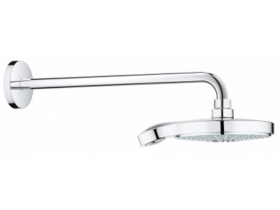 Верхний душ Grohe Power&Soul Cosmopolitan 26172000, 19х19 см, 4 режима струи, с держателем, хром