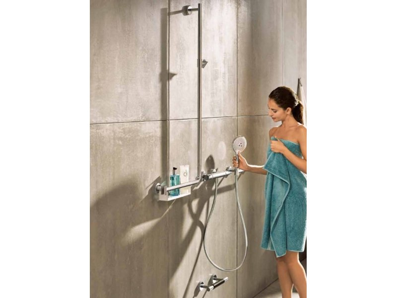 Купить Душевой гарнитур Hansgrohe Raindance Select S 120 3jet 26324400, цвет белый/хром