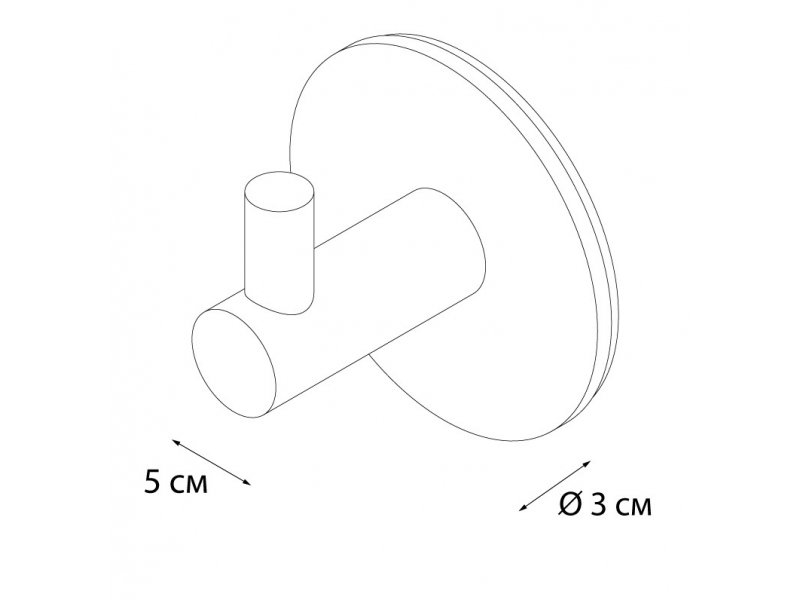 Купить Крючок Fixsen 3М 2 штуки, хром, FX-558B