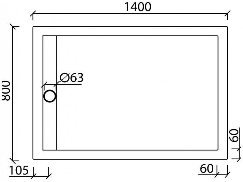 Купить Поддон Aquanet Stone Lite 140 x 80 см, 00203600, с ножками и панелью, из искусственного камня